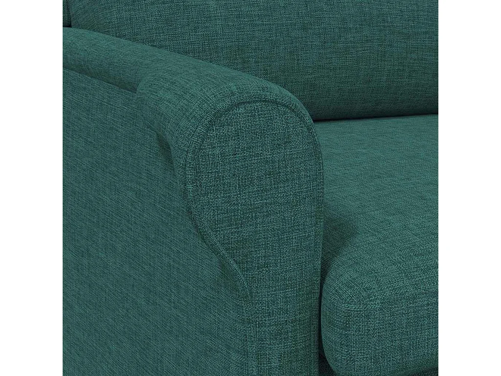 Poltrona Salotto | Poltroncina Relax | Poltrona Rilassante Verde scuro 76x94x102cm Tessuto SHL9097