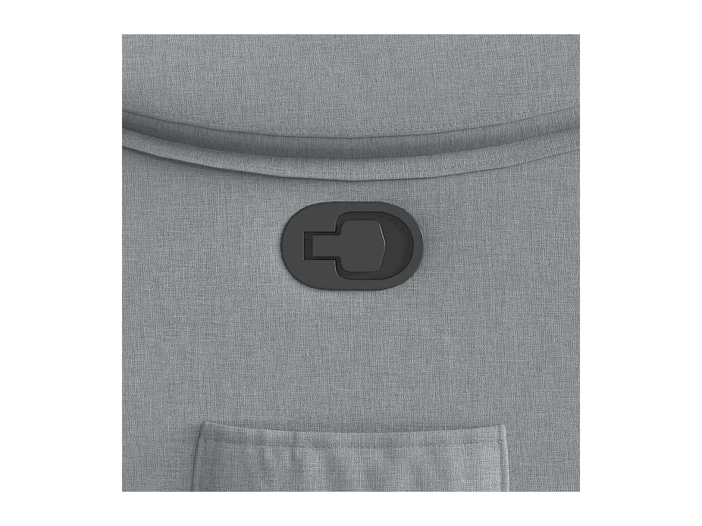 Sillón de relax | Sillón reclinable de tela gris claro SHL4073