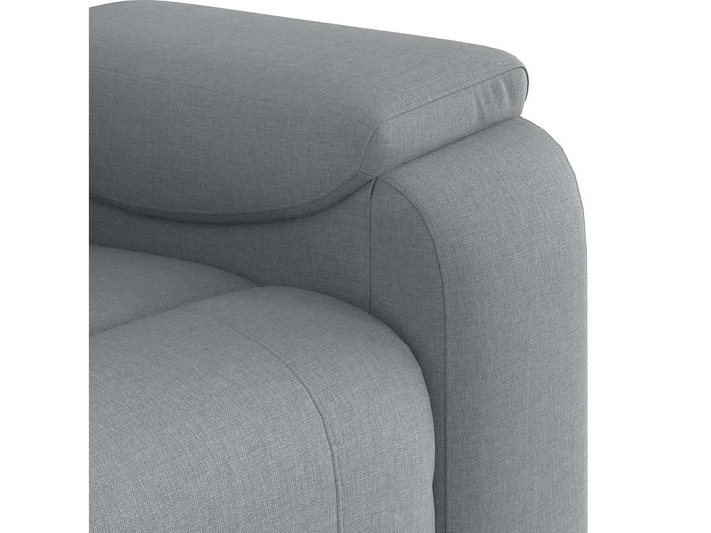 Sillón de relax | Sillón reclinable de tela gris claro SHL4073