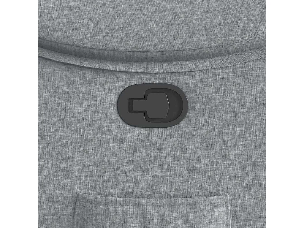 Sillón de relax | Sillón reclinable de tela gris claro SHL4073