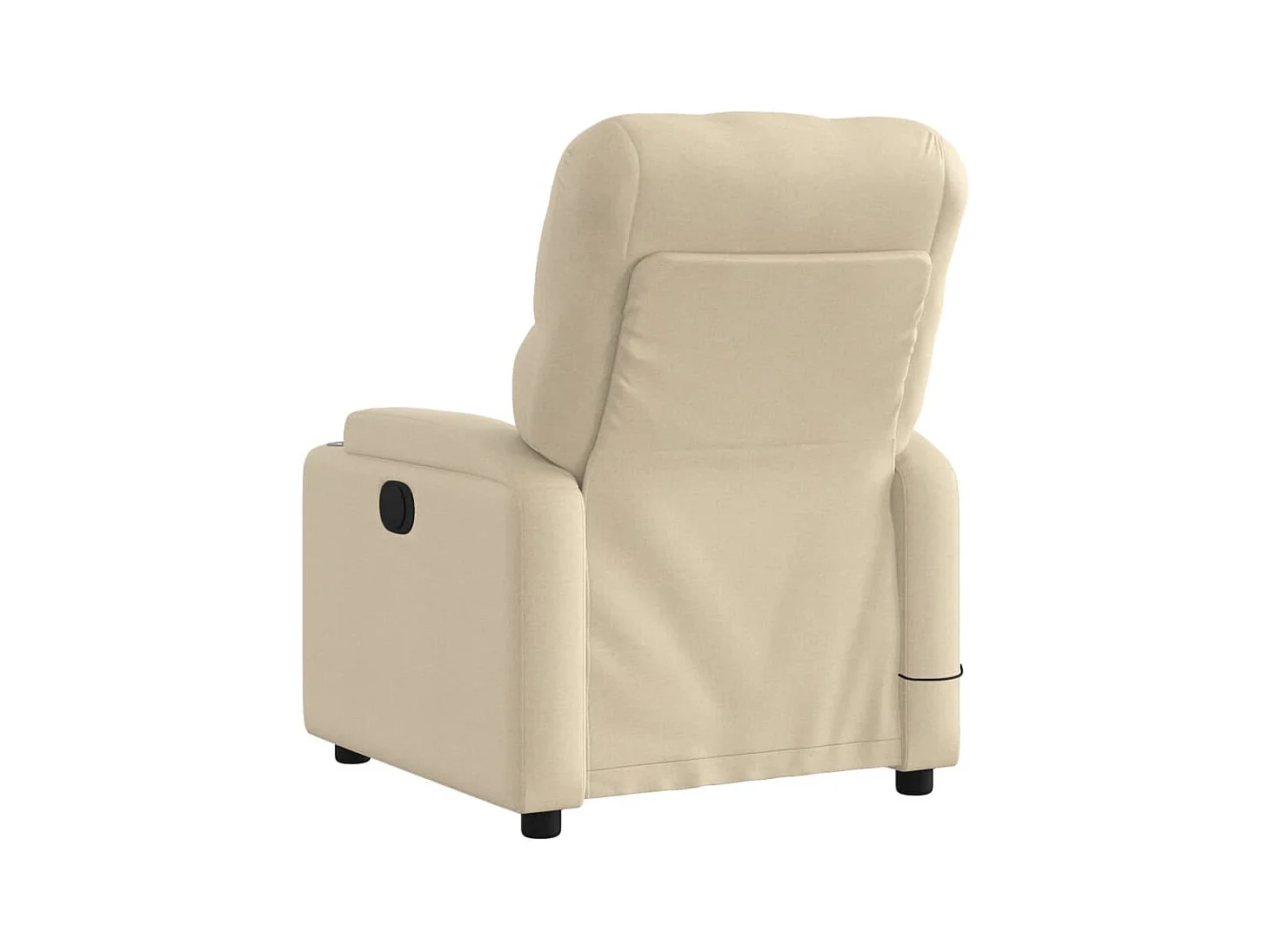Fauteuil inclinable-Chaise de relax-Fauteuil de Massage crème tissu SHL2220
