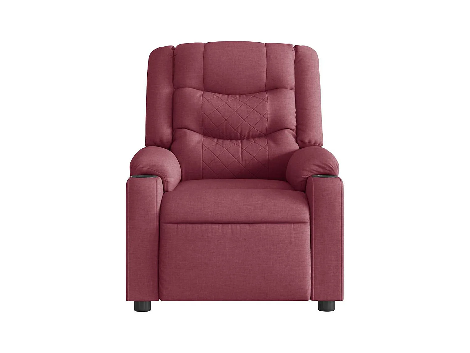 Sillón de salón | Silla | Sillón de masaje reclinable eléctrico tela rojo tinto SHL5008