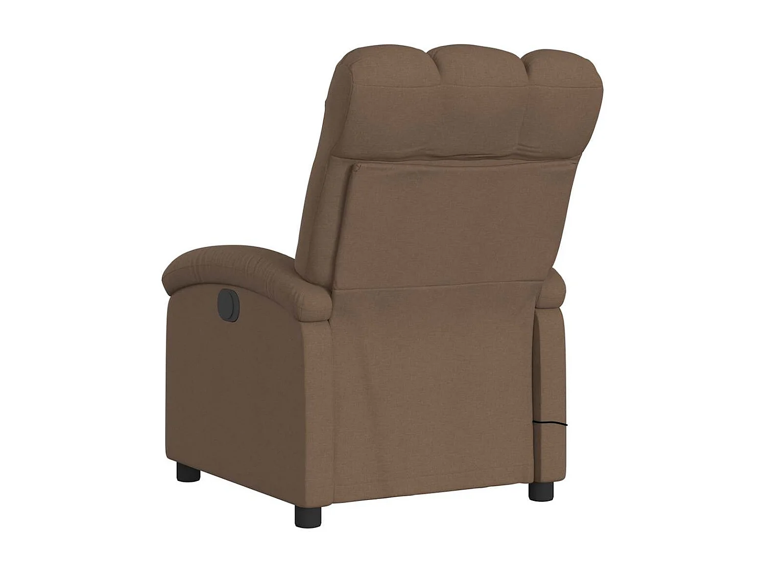 Fauteuil inclinable-Chaise de relax-Fauteuil de Massage Marron Tissu SHL4136