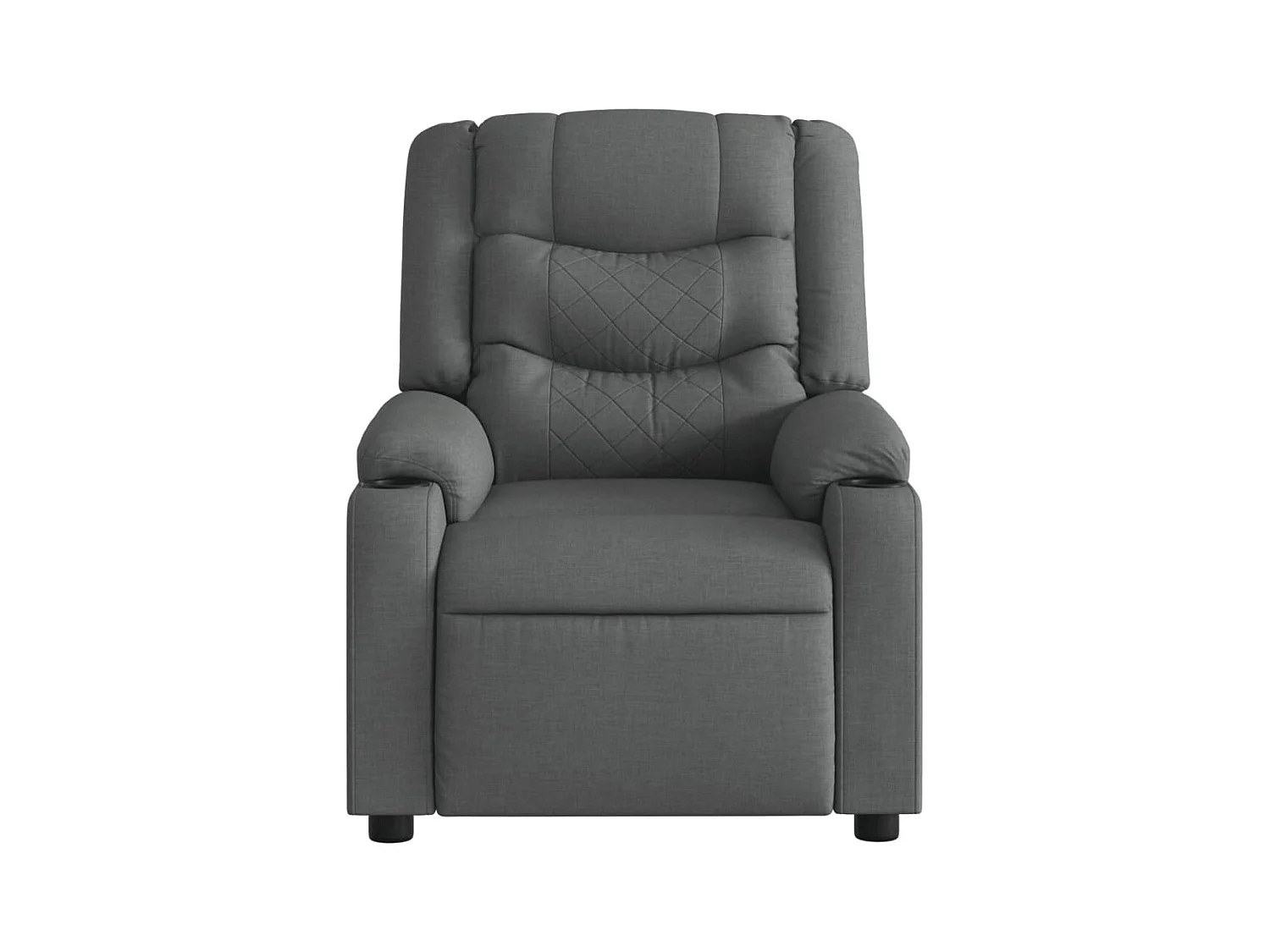 Sillón de relax | Silla | Sillón reclinable de tela gris oscuro SHL8924
