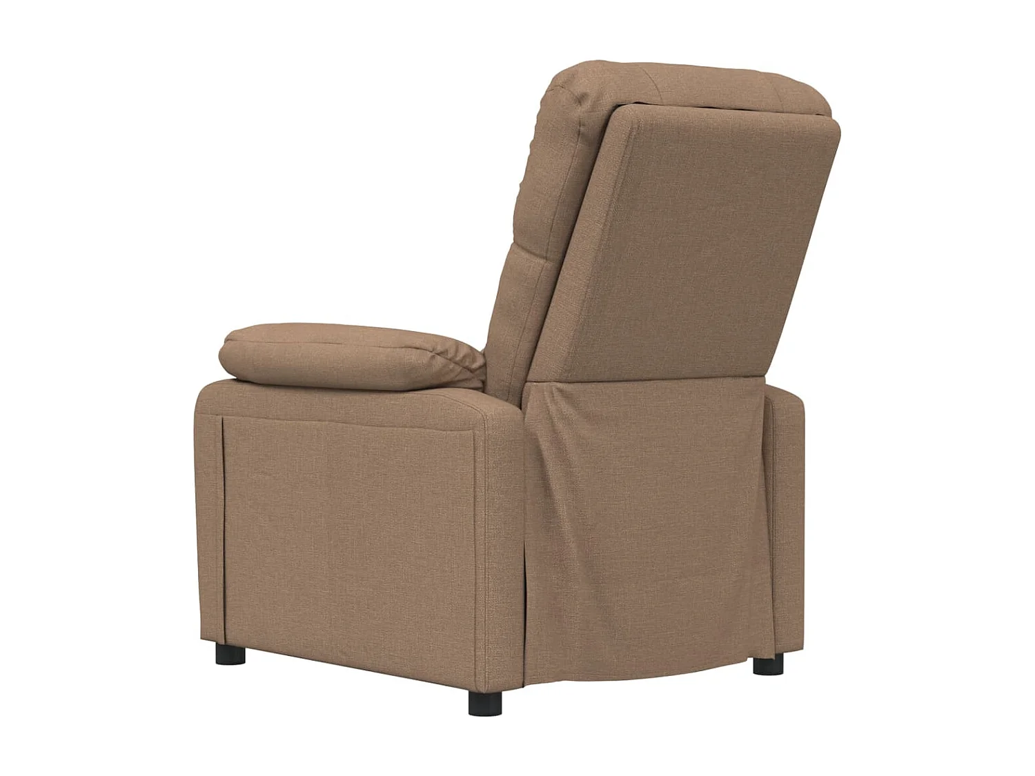 Fauteuil inclinable-Fauteuil de salon Marron Tissu SHL4092