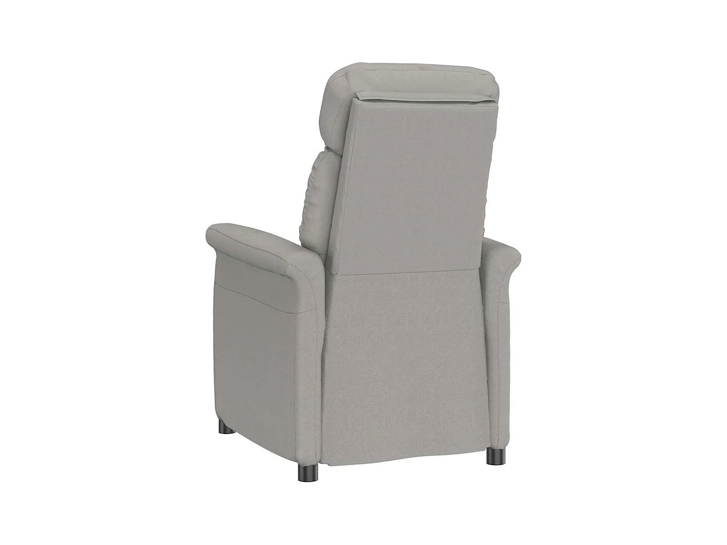 Sillón de relax | Sillón Recliner Gris Claro Gris claro 70.5x96.5x95 cm tela SHL2741
