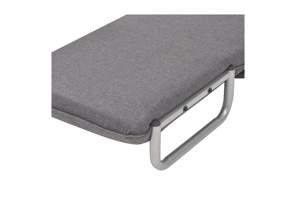 Silla giratoria y sofá cama tela gris oscuro SHL9568