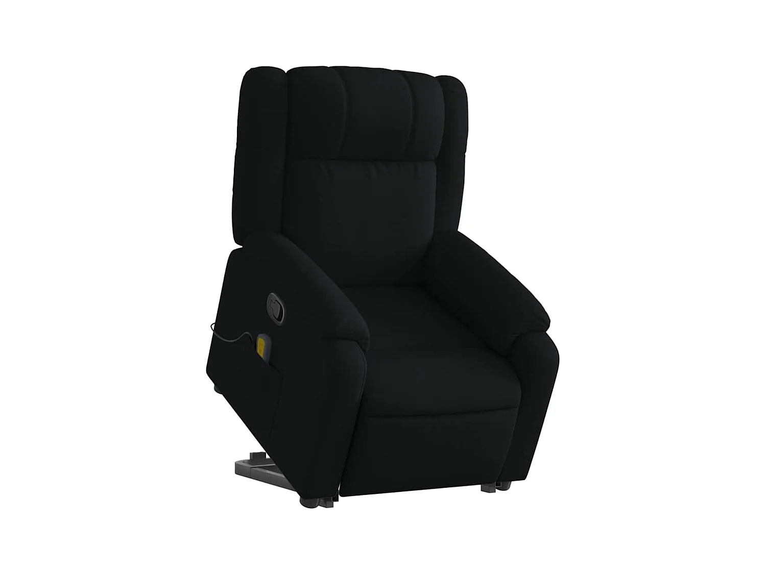 Sillón de relax | Sillón reclinable de masaje elevable tela negro SHL3276