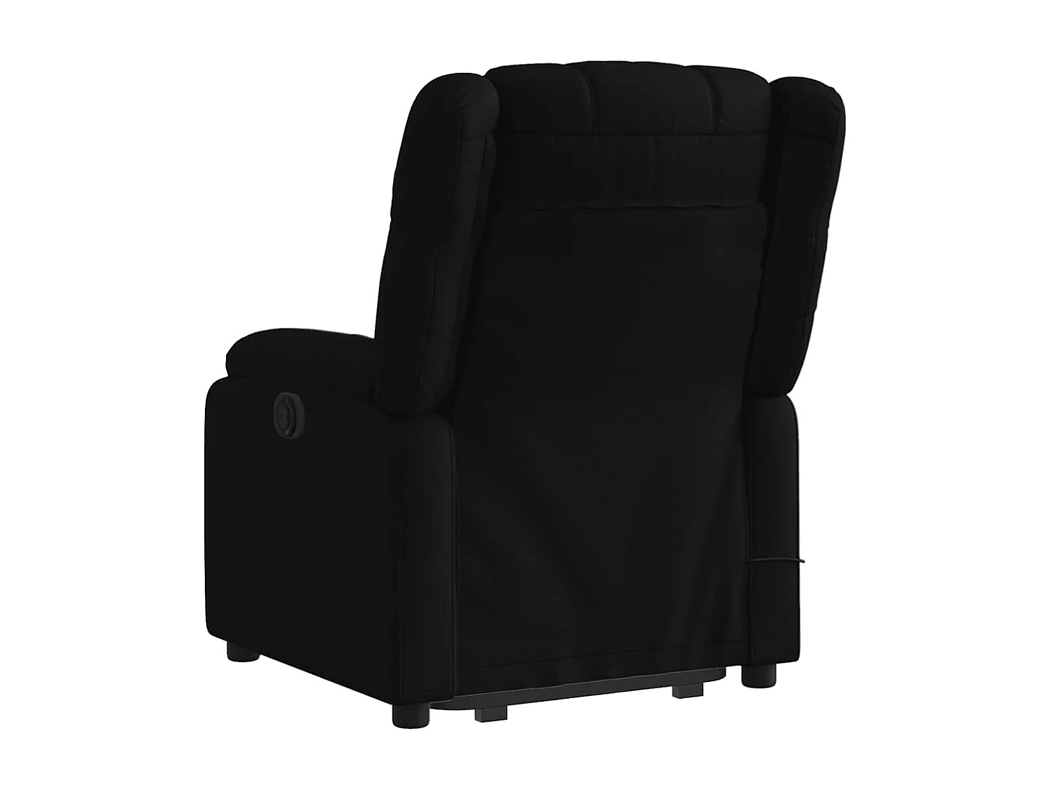 Massagesessel mit Aufstehhilfe | Relaxsessel Schwarz Stoff SHL20340