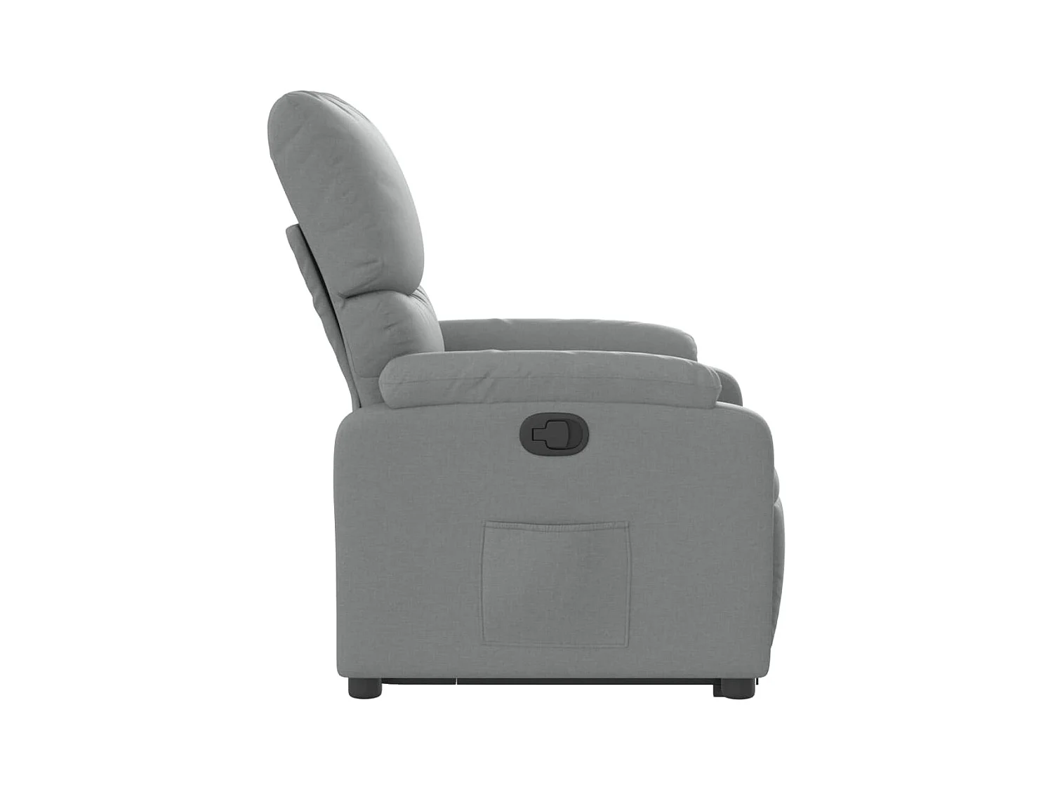 Sillón de relax | Silla | Sillón reclinable elevable de tela gris claro SHL3225