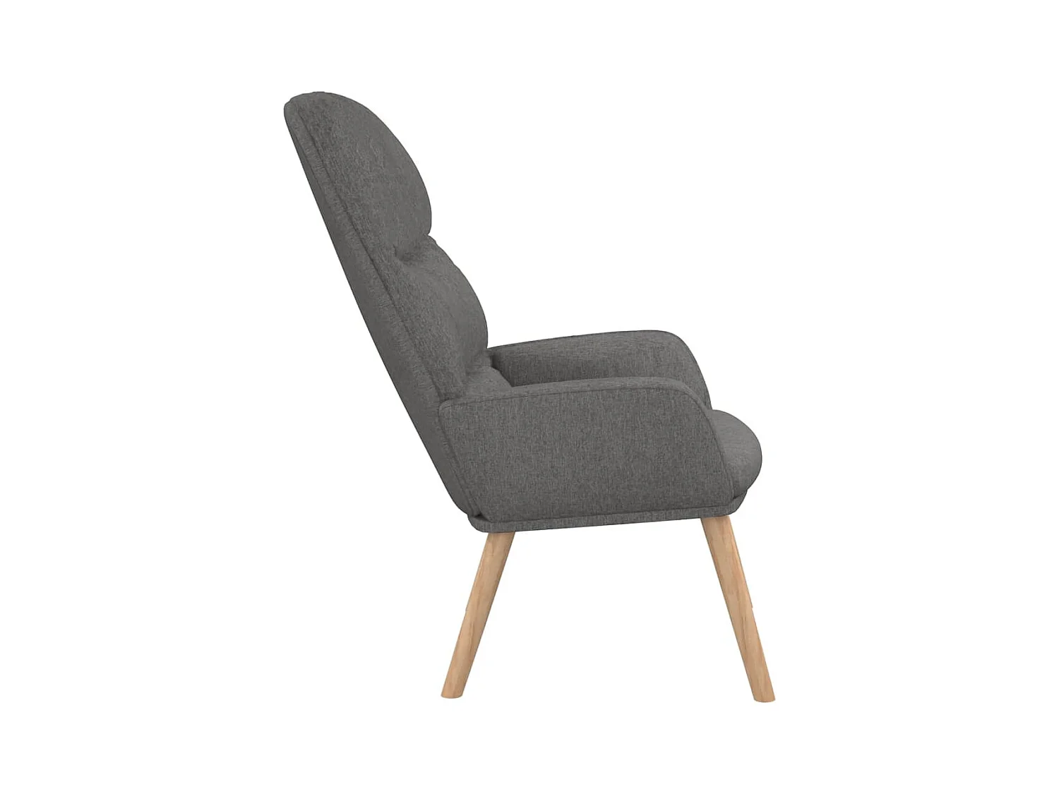 Sillón de relax | Silla de relax de tela gris oscuro SHL8519