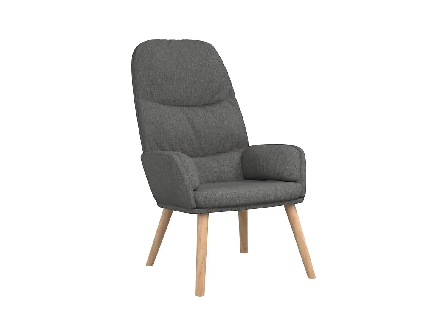 Chaise de relaxation-Fauteuil de Salon Gris clair Tissu SHL1540
