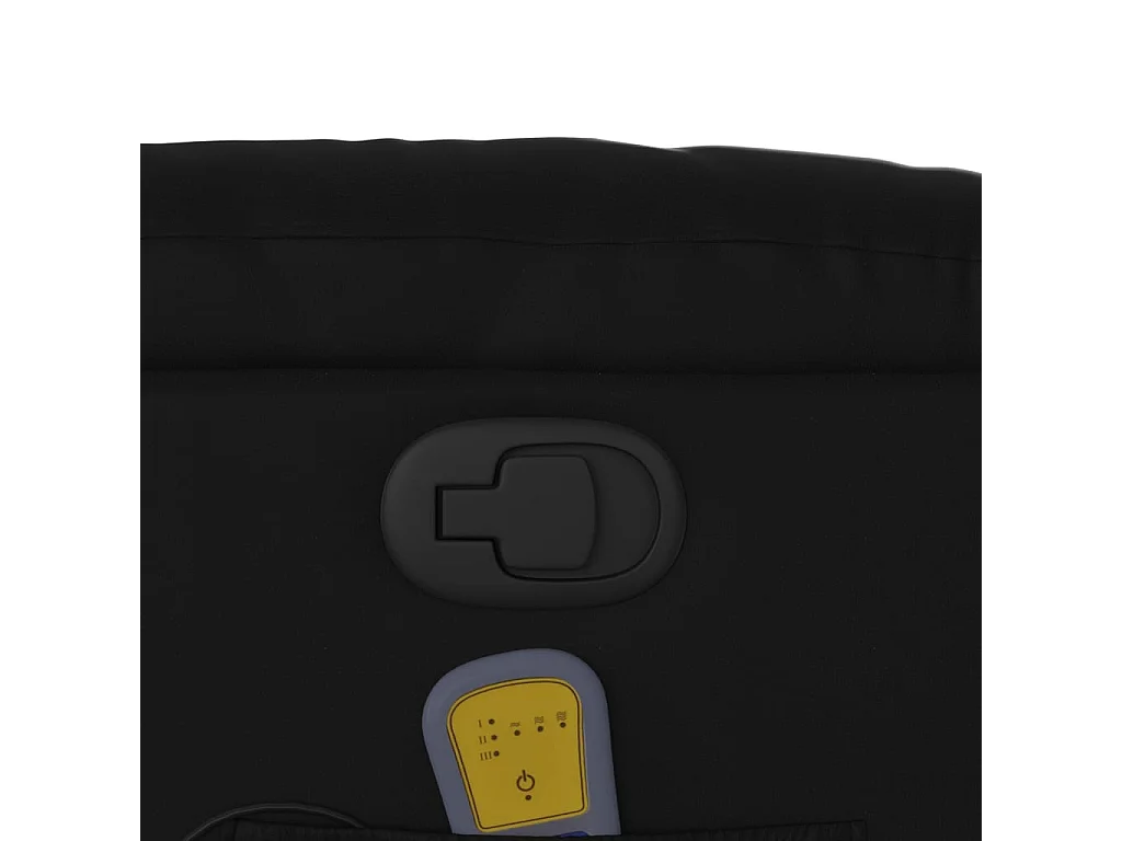 Massage-Relaxsessel | Lounge Sessel indoor Kunstleder Schwarz SHL74689