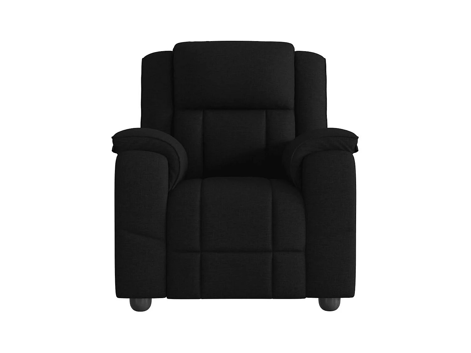 Sillón de relax | Sillón reclinable de masaje de tela negro SHL5519