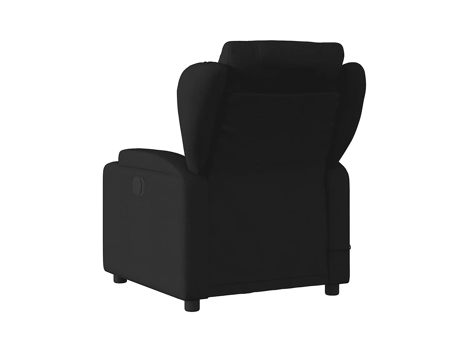 Sillón de relax | Sillón reclinable de masaje de tela negro SHL4632