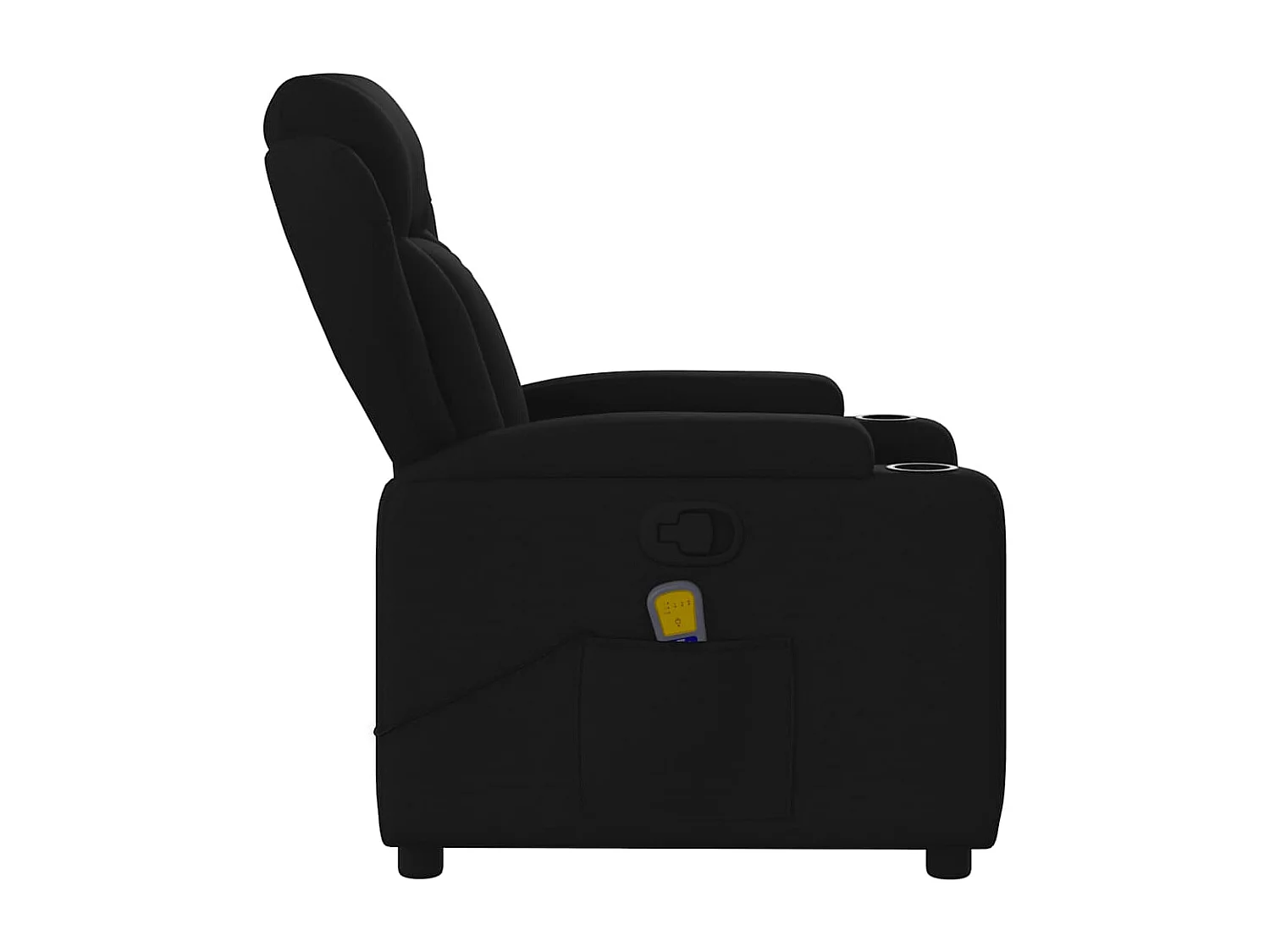 Relaxsessel | Massagesessel Schwarz Stoff SHL68426