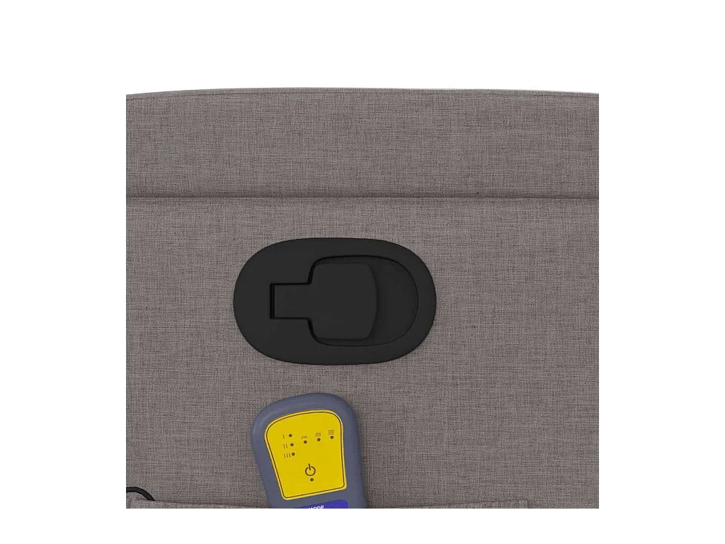 Sillón de salón | Silla | Sillón de masaje reclinable de tela gris taupé SHL6800