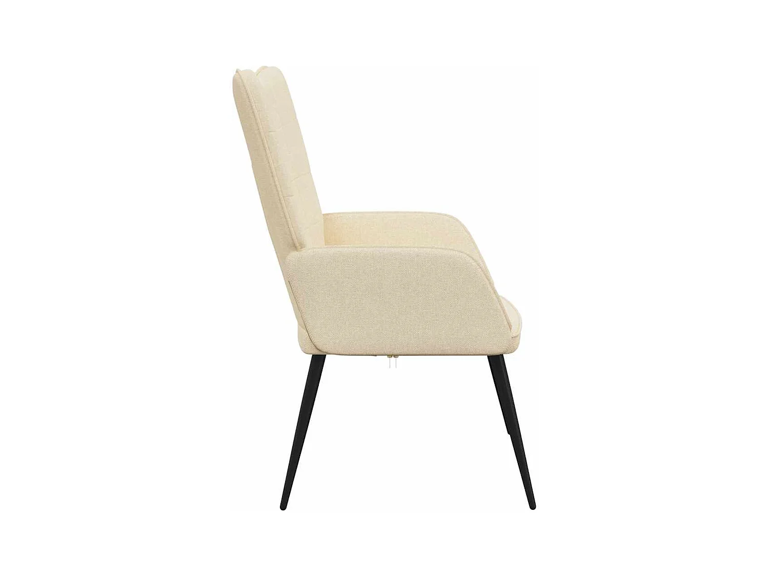 Sillón de relax | Silla de relax de tela crema SHL4854