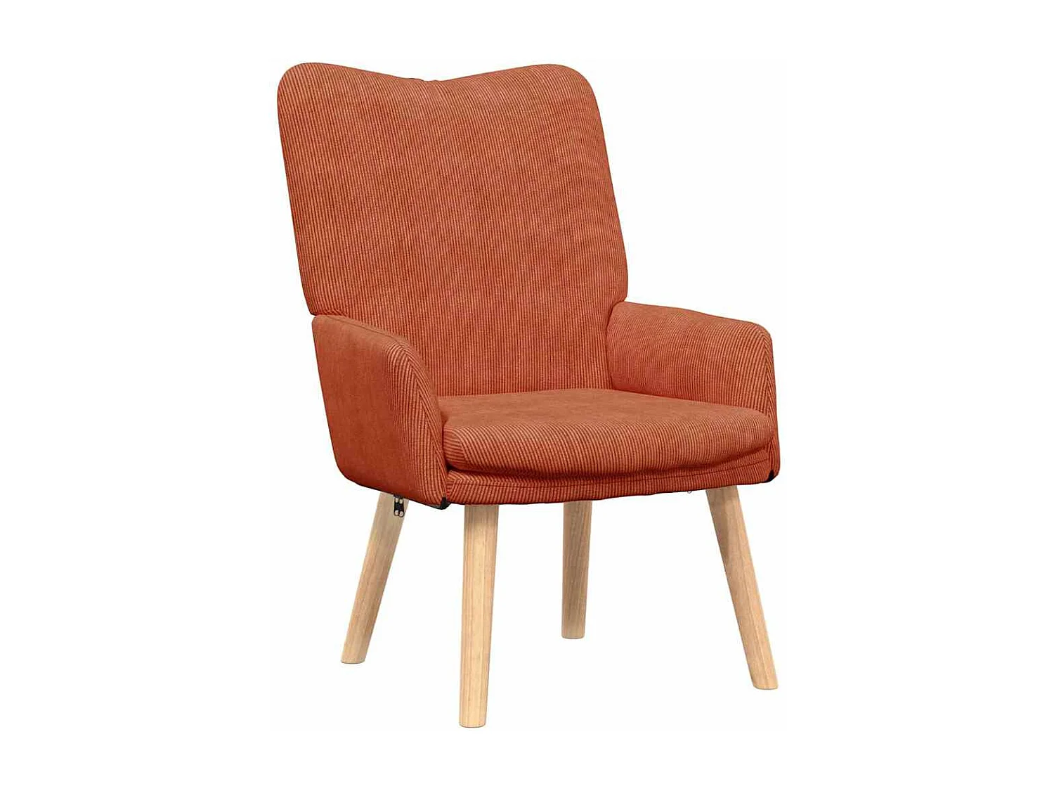 Fauteuil Salon-Chaise de relax Rouge orange 63x67x94 cm tissu SHL2040