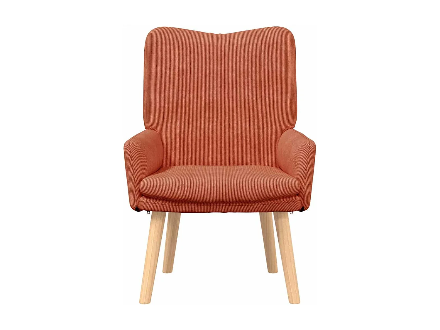 Fauteuil Salon-Chaise de relax Rouge orange 63x67x94 cm tissu SHL2040