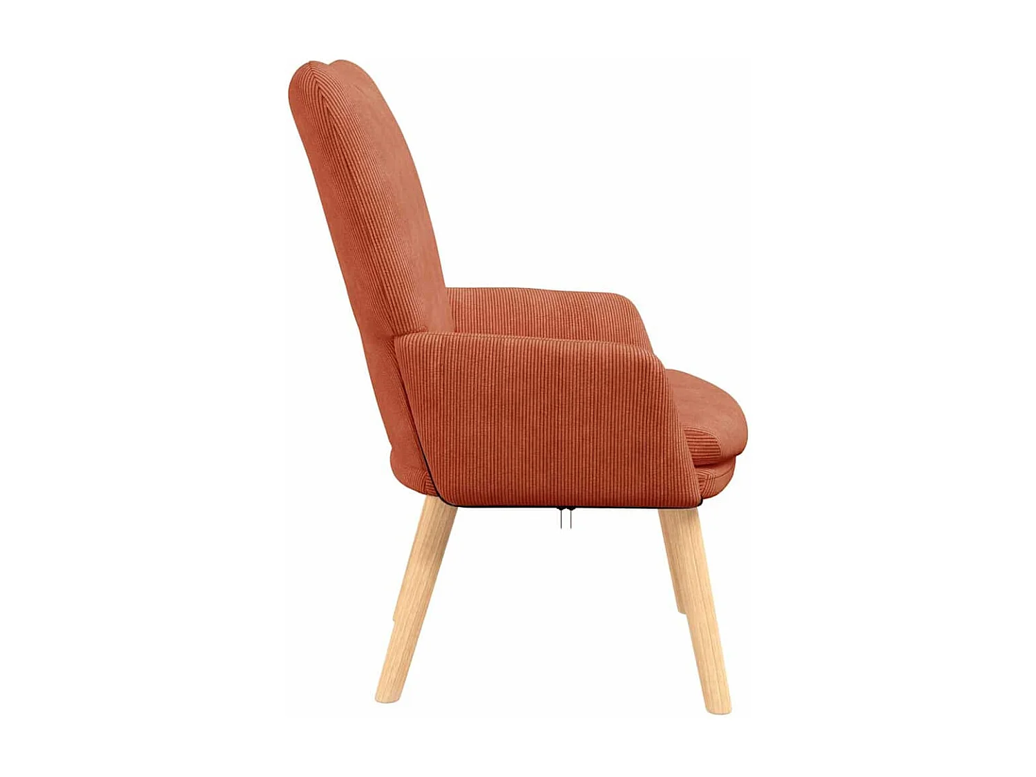 Fauteuil Salon-Chaise de relax Rouge orange 63x67x94 cm tissu SHL2040