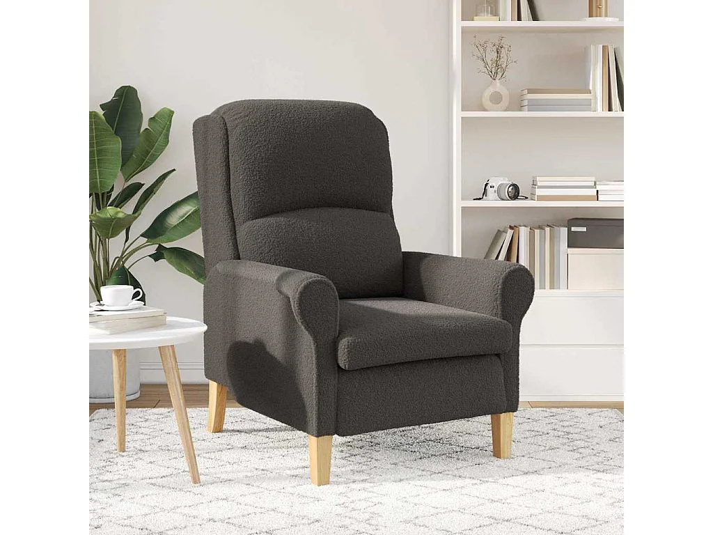 Relaxsessel-Lounge Sessel Dunkelgrau 76x94x102 cm Sharpa Stoff SHL60591