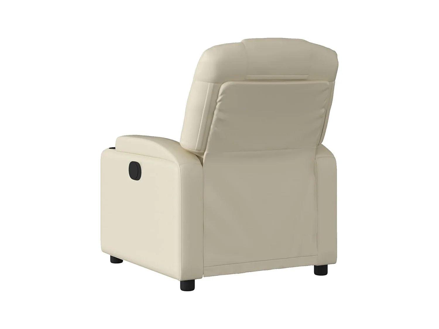 Sillón de relax | Silla | Sillón reclinable eléctrico de cuero sintético crema SHL5955