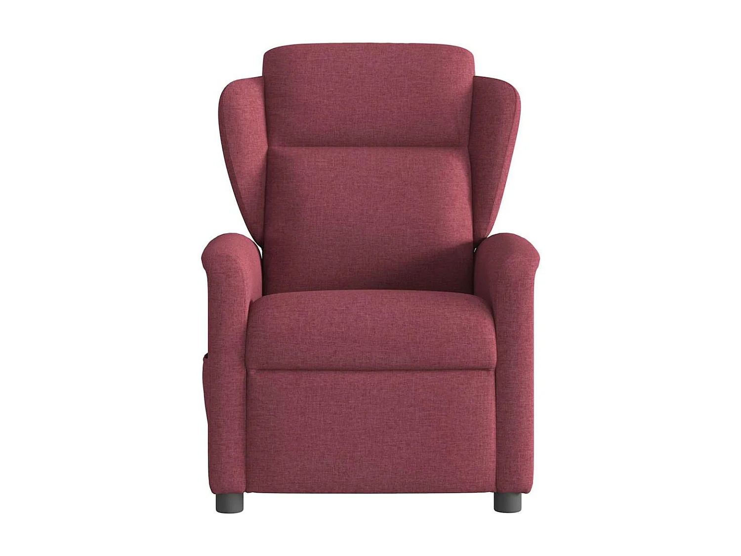 Fauteuil inclinable électrique-Fauteuil de massage de Salon Rouge bordeaux Tissu SHL5137