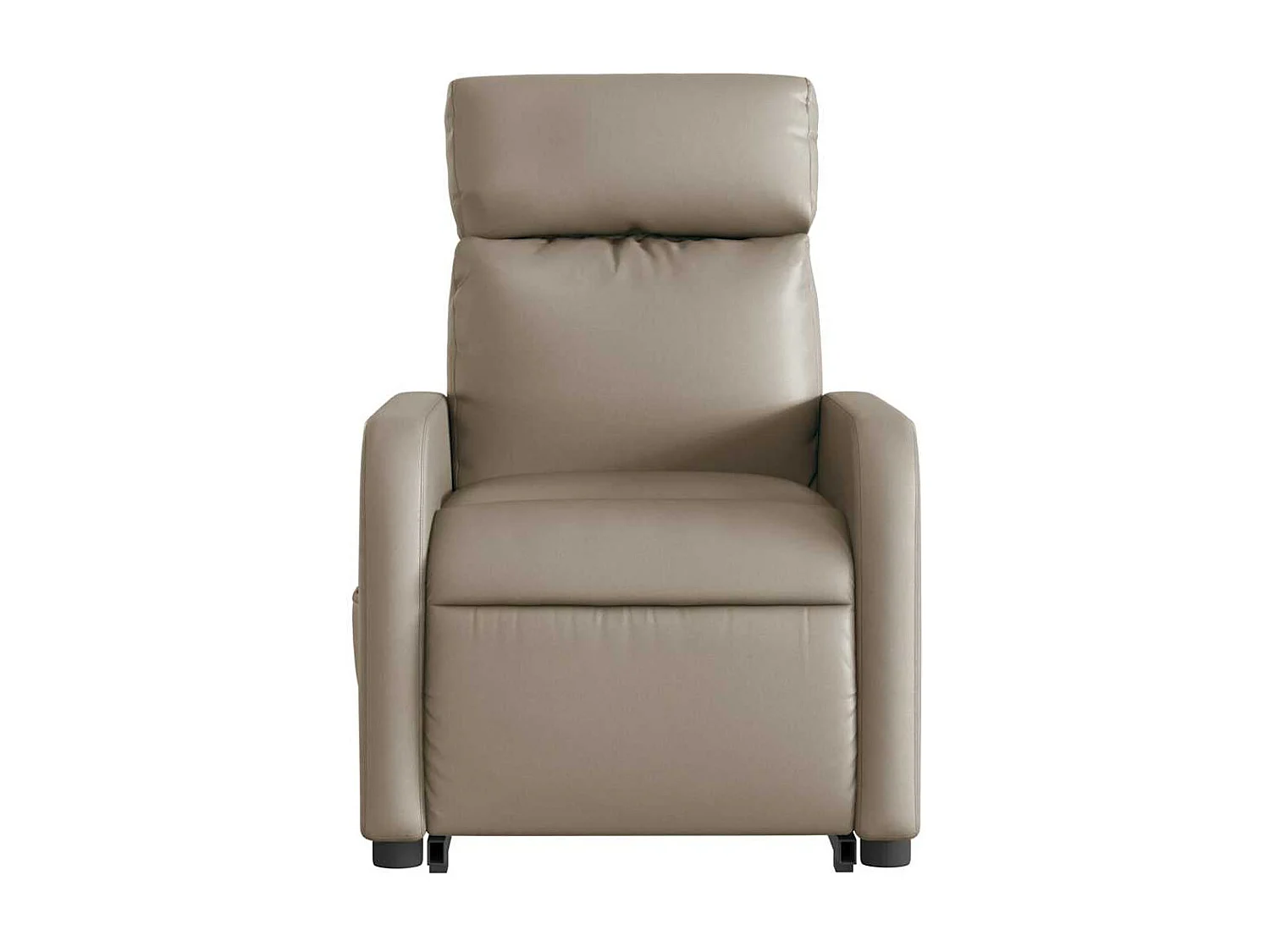 Sillón de relax | Sillón reclinable de masaje eléctrico cuero sintético capuchino SHL8939