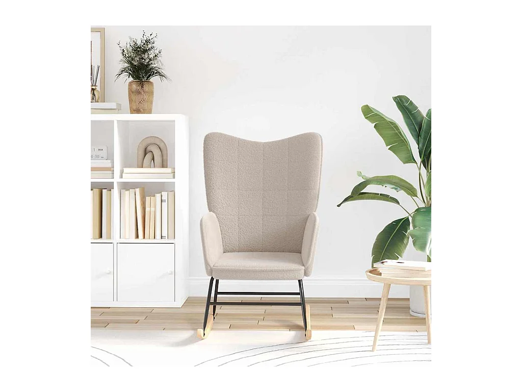 Sillón de relax | Silla Relax | Sillón de salón Gris claro 61x78x98 cm tela SHL9973