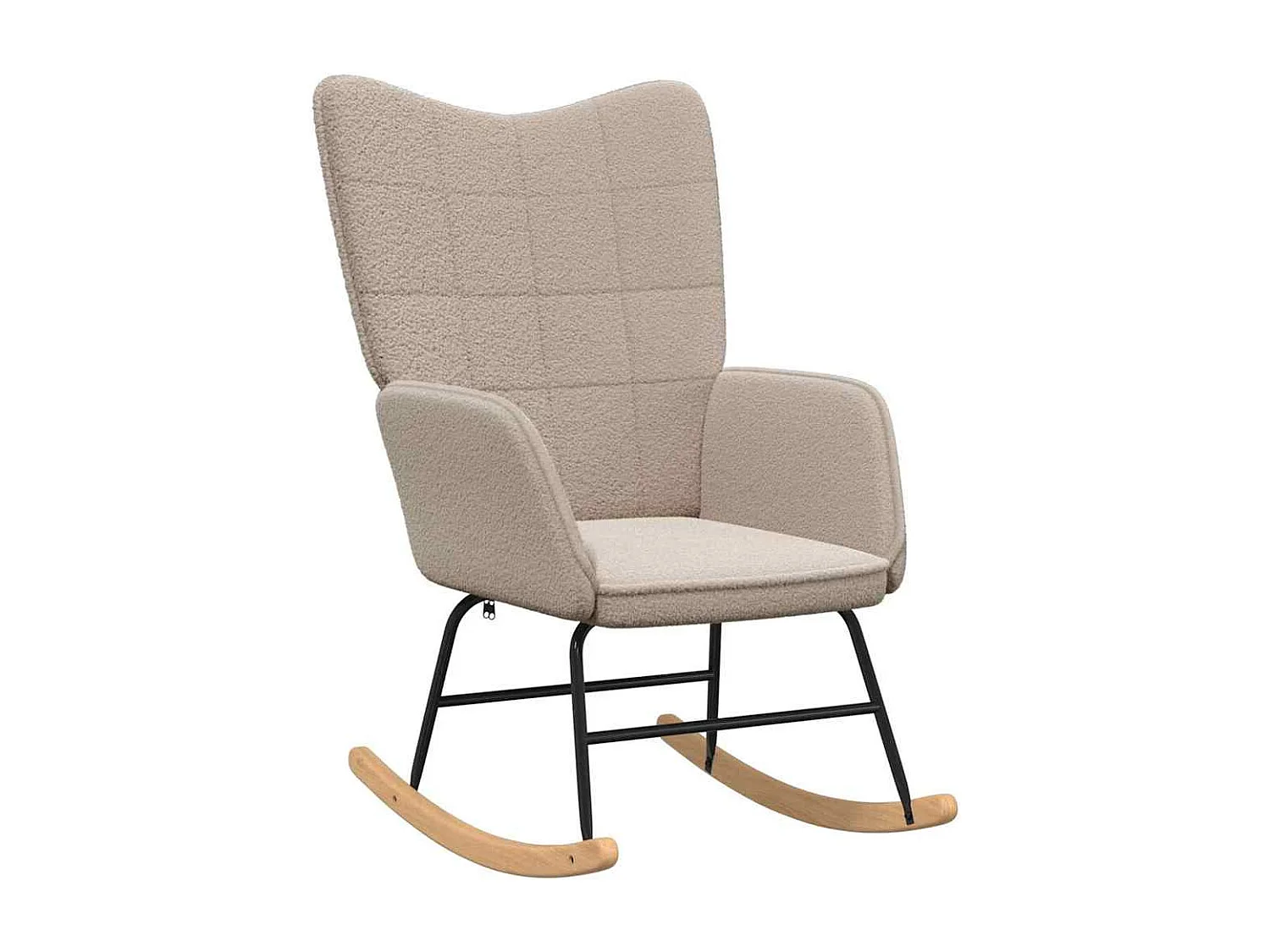 Fauteuil Salon-Chaise de relax Gris clair 61x78x98 cm tissu SHL4279