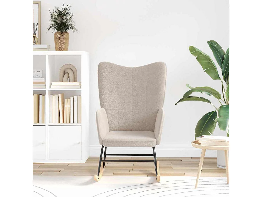 Fauteuil Salon-Chaise de relax Gris clair 61x78x98 cm tissu SHL4279