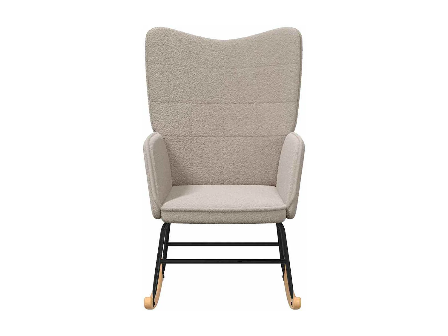 Fauteuil Salon-Chaise de relax Gris clair 61x78x98 cm tissu SHL4279