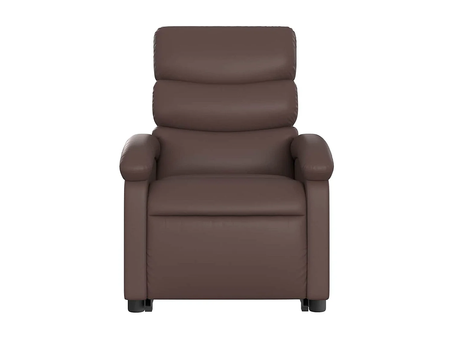 Fauteuil inclinable-Chaise de relax-Fauteuil salon marron similicuir SHL3364