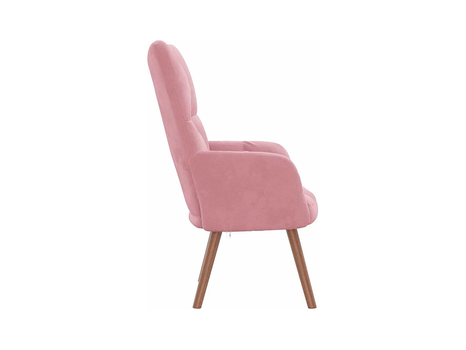 Sillón de relax | Silla de relax de terciopelo rosa SHL2518