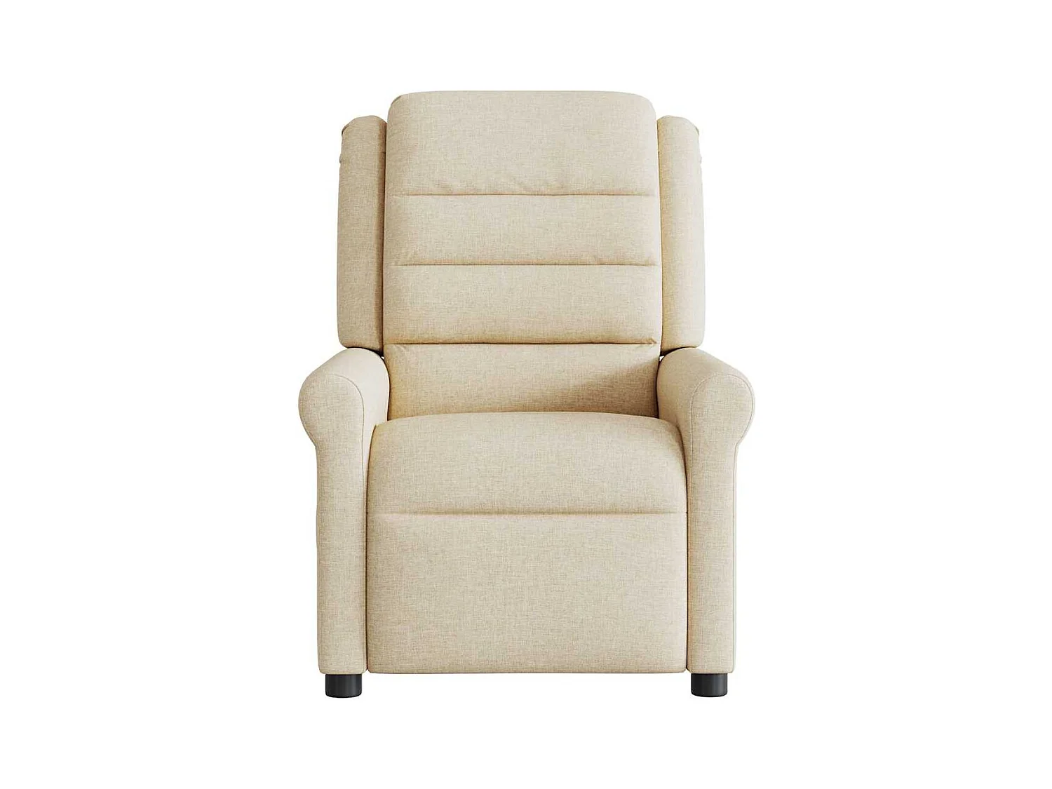 Sillón de relax | Sillón reclinable de masaje eléctrico tela color crema SHL5533