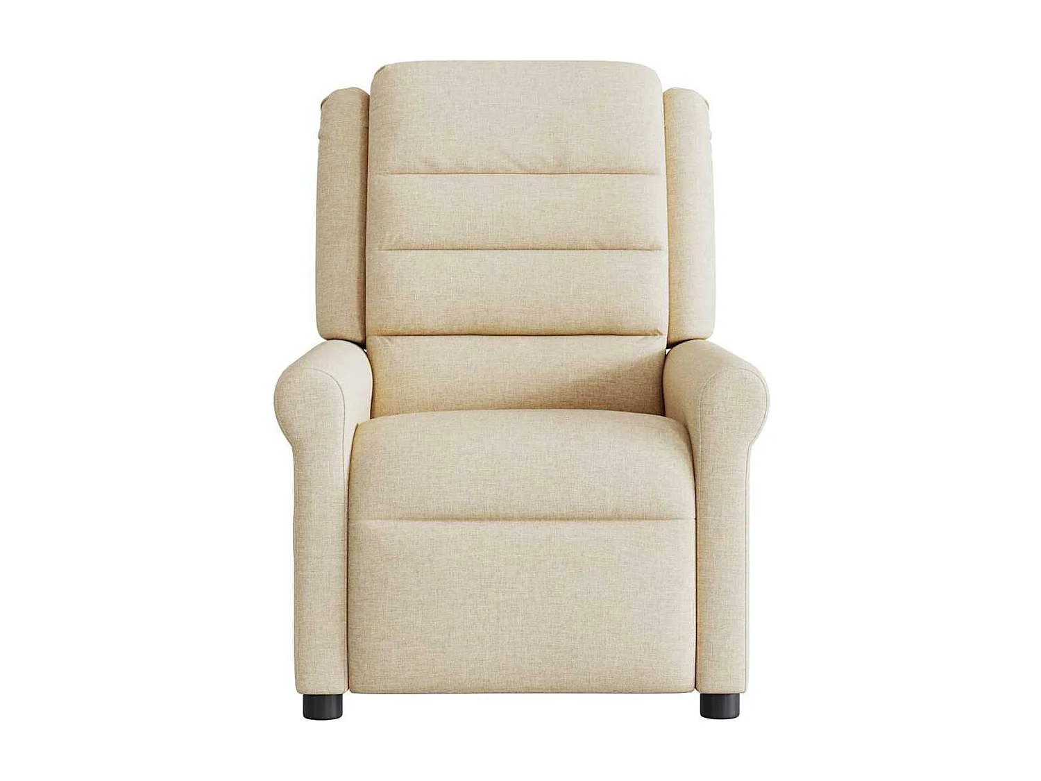 Fauteuil inclinable électrique-Chaise de relax-Fauteuil de Massage crème tissu SHL4545