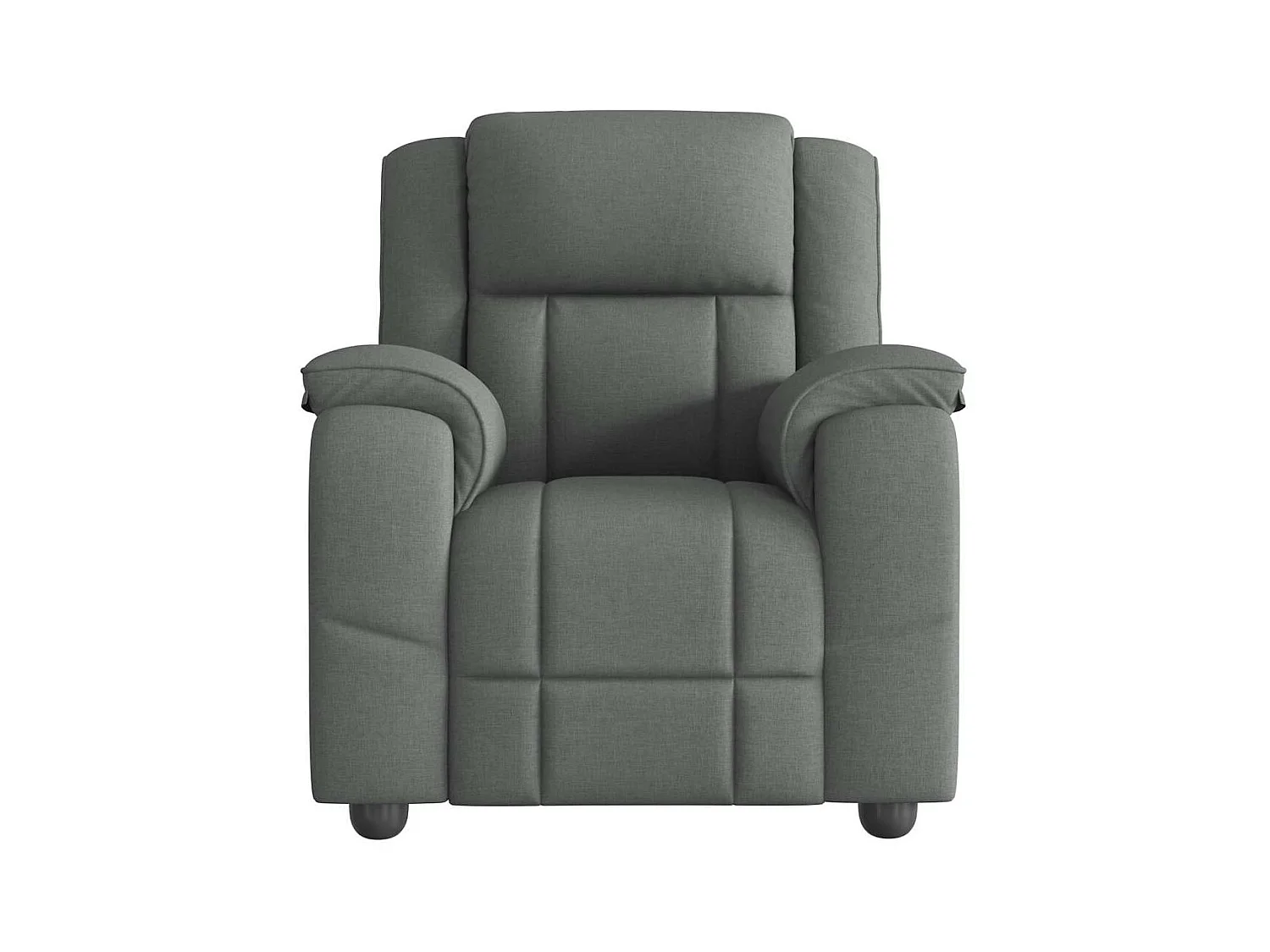 Fauteuil inclinable-Chaise de relax-Fauteuil TV Gris foncé Tissu SHL3663