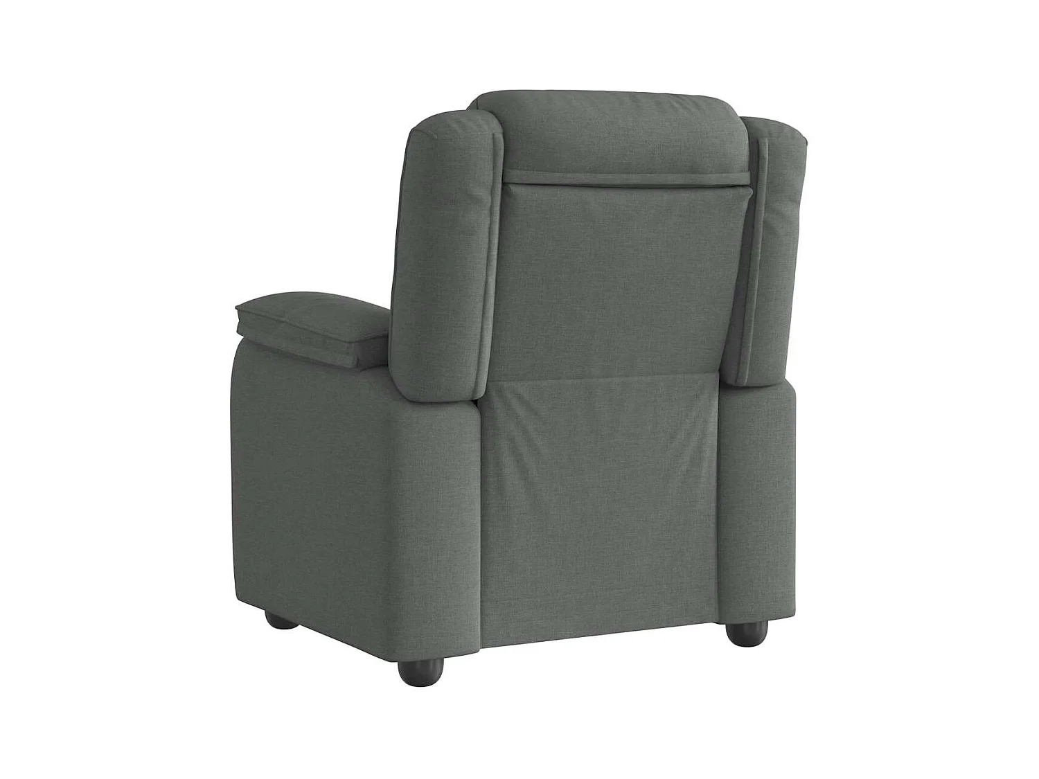 Fauteuil inclinable-Chaise de relax-Fauteuil TV Gris foncé Tissu SHL3663
