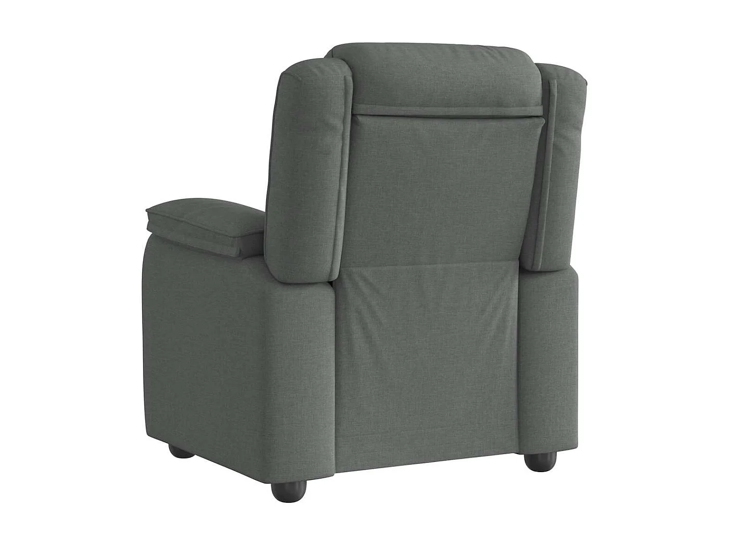 Fauteuil inclinable-Chaise de relax-Fauteuil TV Gris foncé Tissu SHL3663