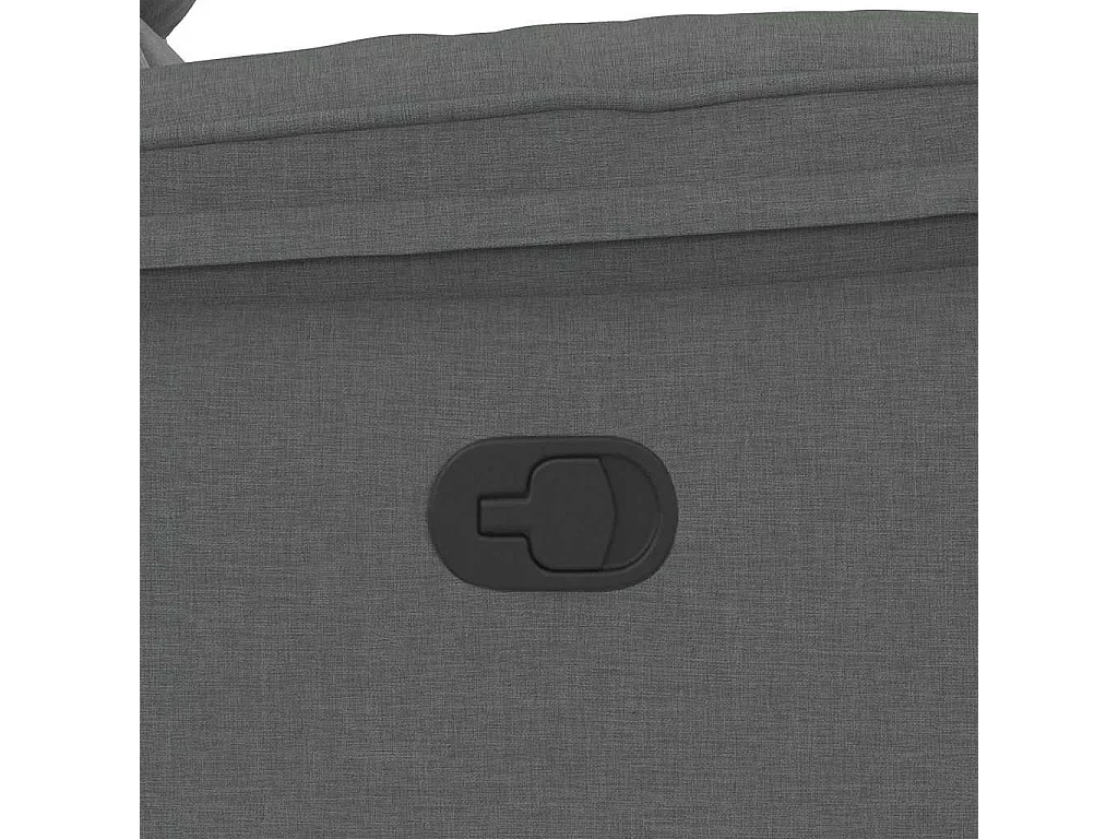 Fauteuil inclinable-Chaise de relax-Fauteuil TV Gris foncé Tissu SHL3663
