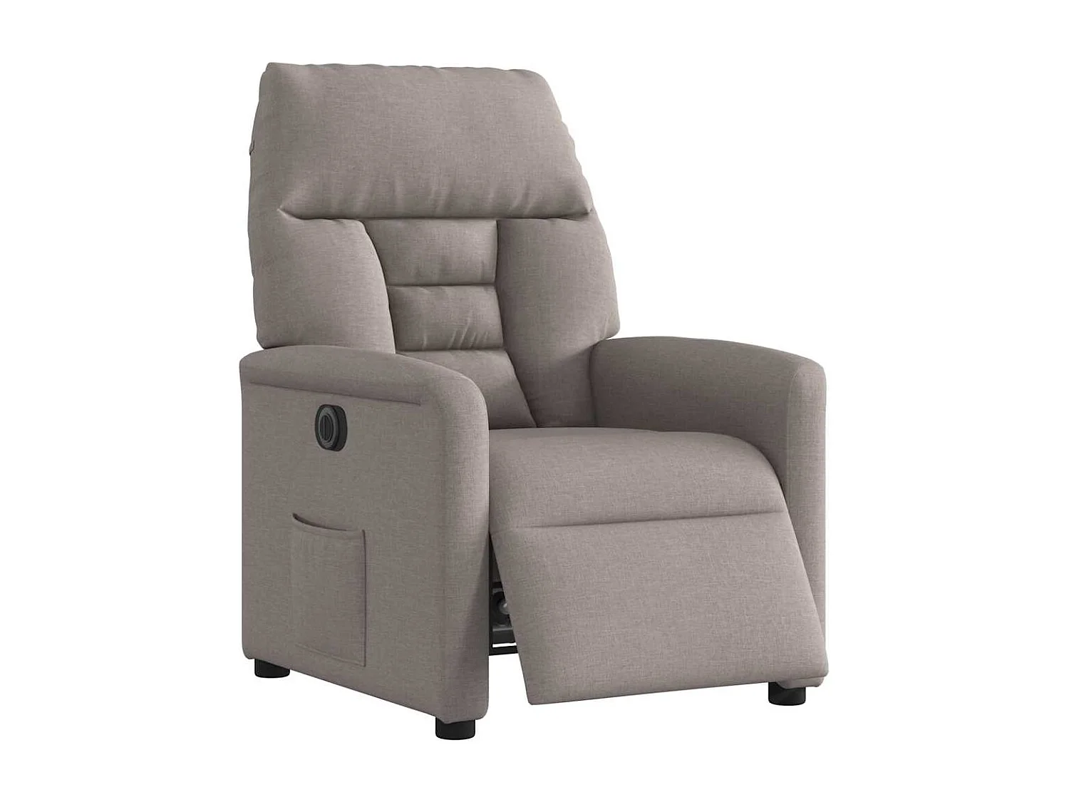 Fauteuil inclinable électrique-Chaise de relax-Fauteuil TV Taupe Tissu SHL4621