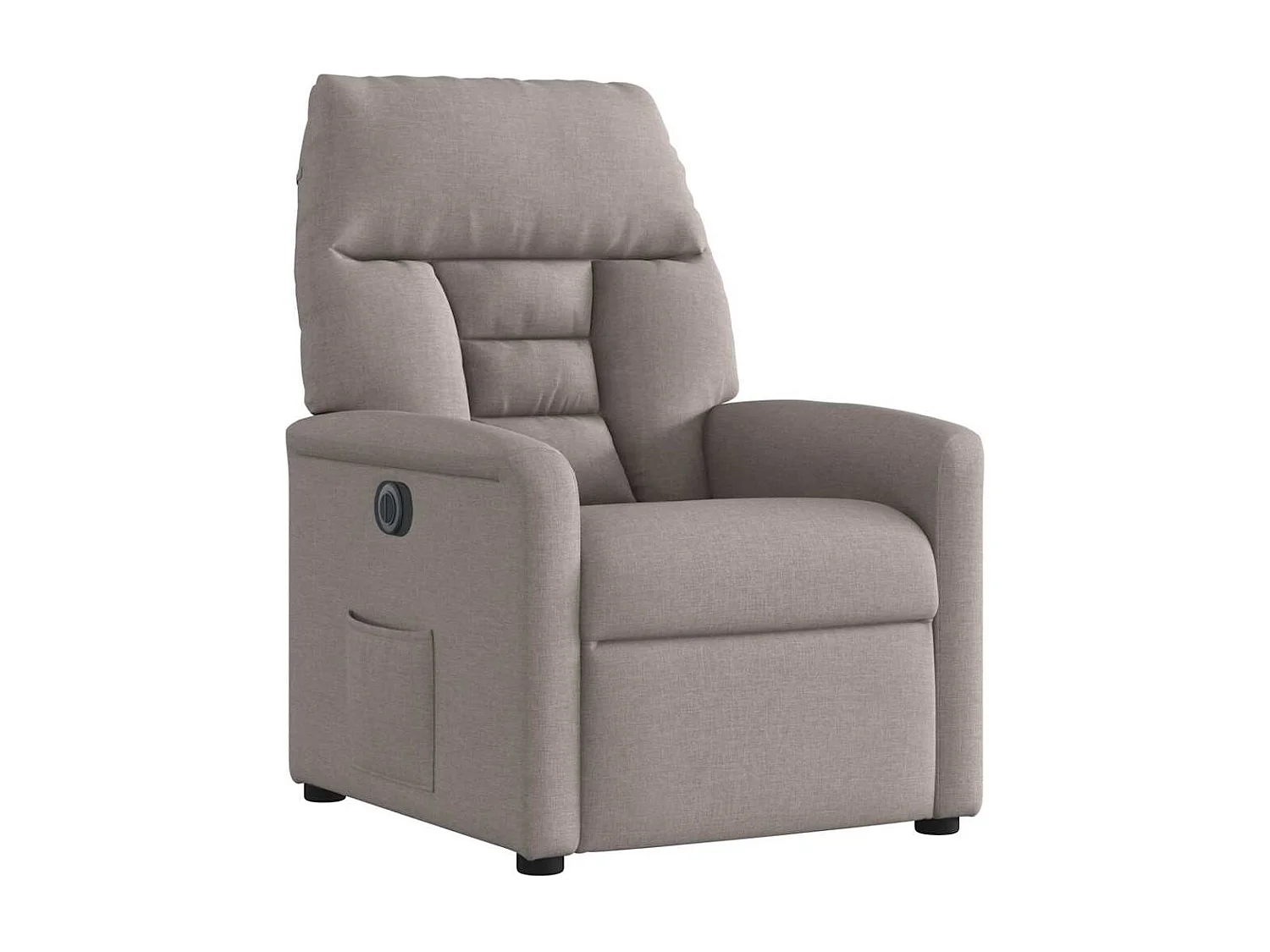 Fauteuil inclinable électrique-Chaise de relax-Fauteuil TV Taupe Tissu SHL4621