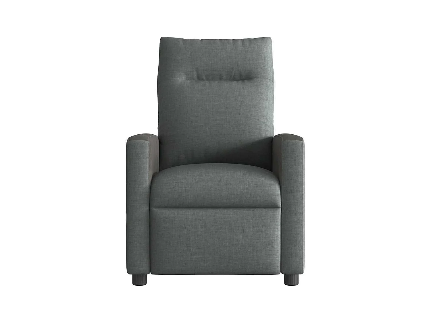 Sillón de relax | Sillón reclinable de masaje de tela gris oscuro SHL5270