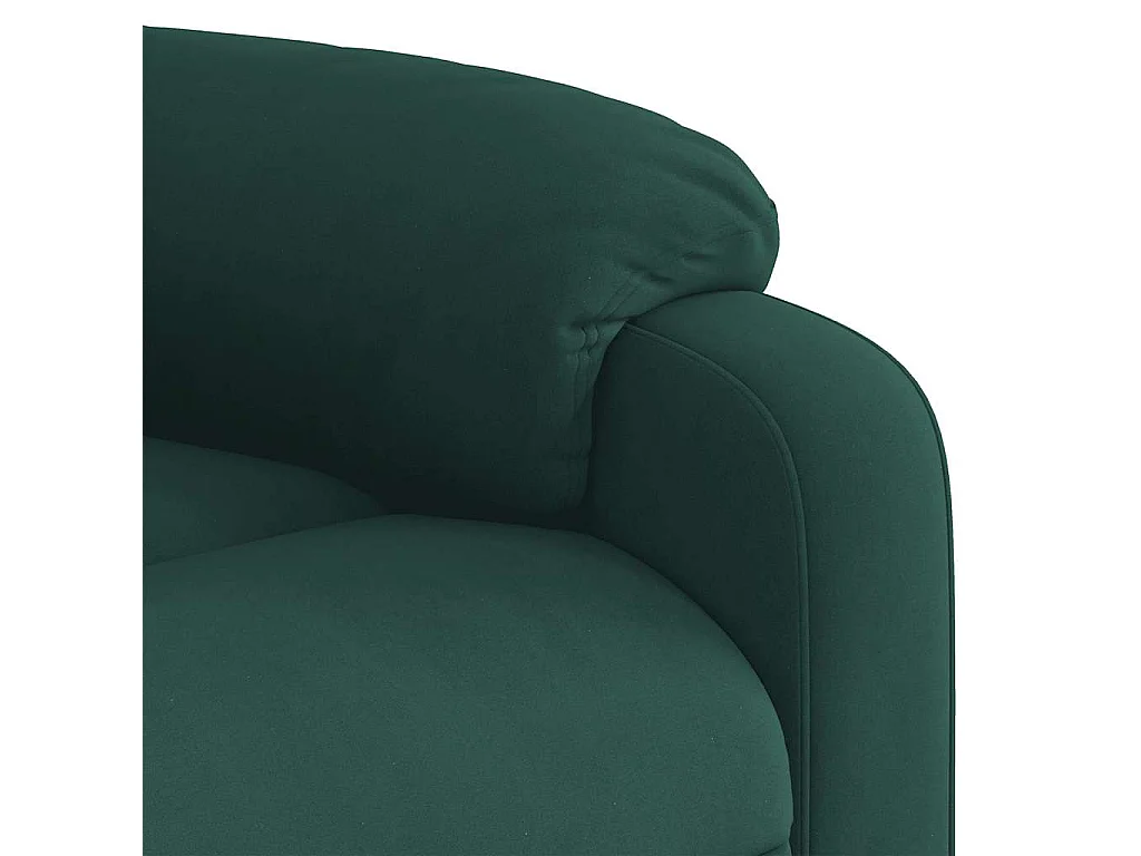 Sillón de relax | Silla | Sillón reclinable de terciopelo verde oscuro SHL5072