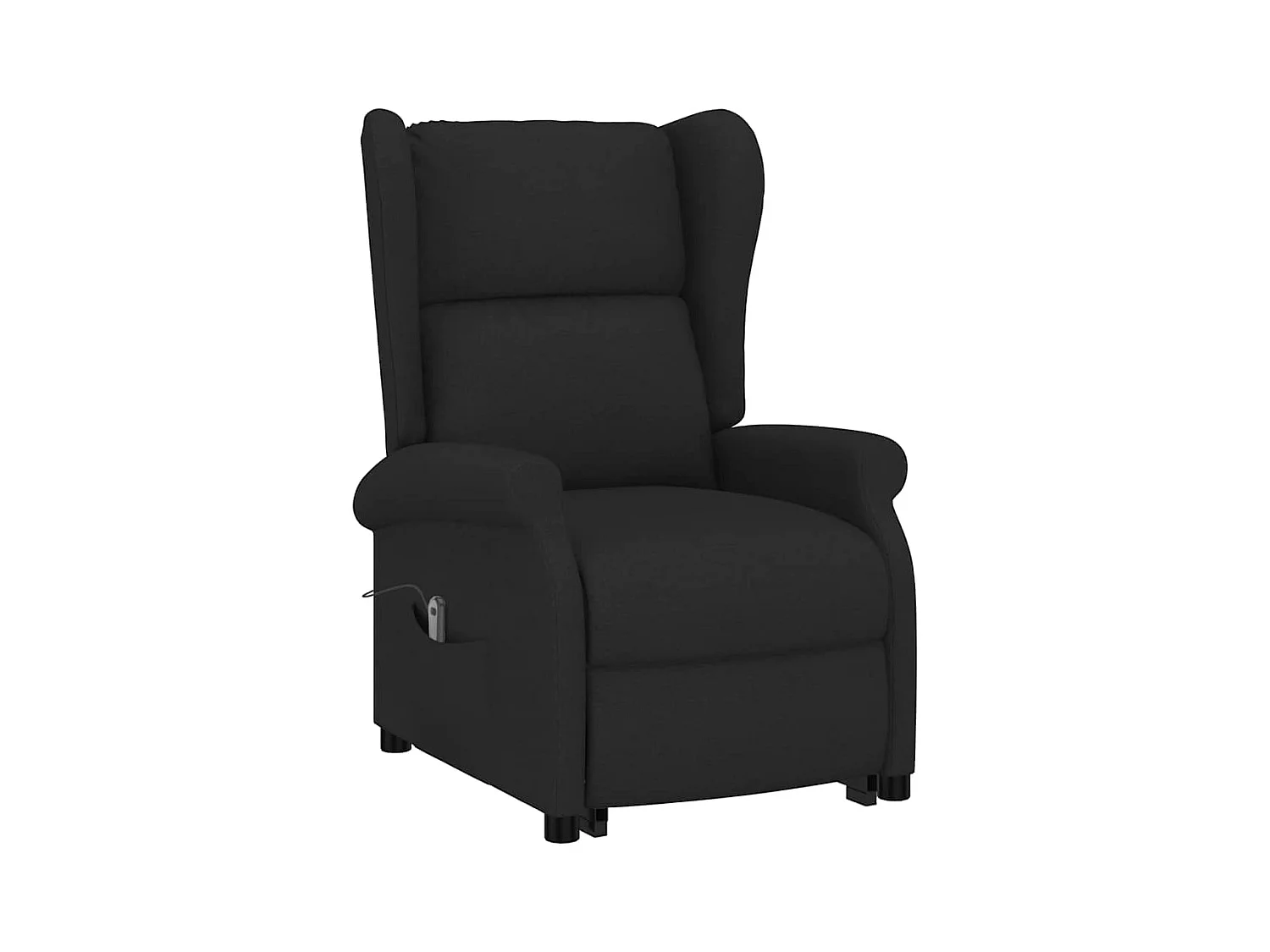 Silla de relax | Sillón elevable tela negro SHL4139