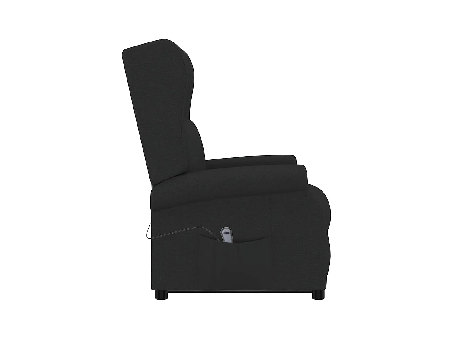 Silla de relax | Sillón elevable tela negro SHL4139