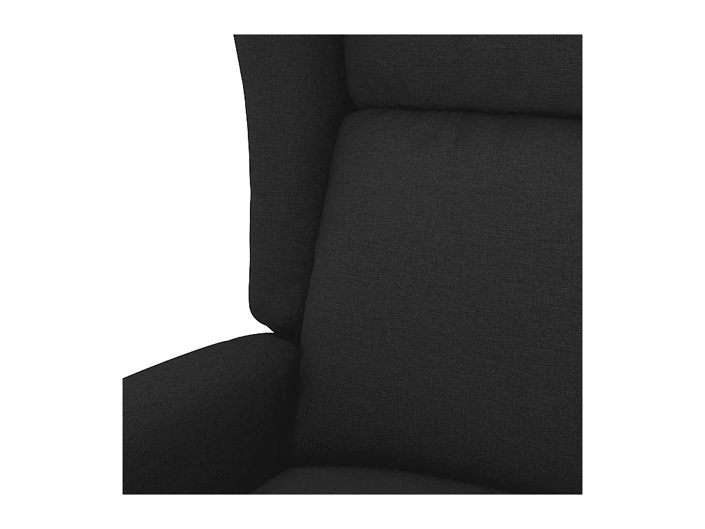Silla de relax | Sillón elevable tela negro SHL4139