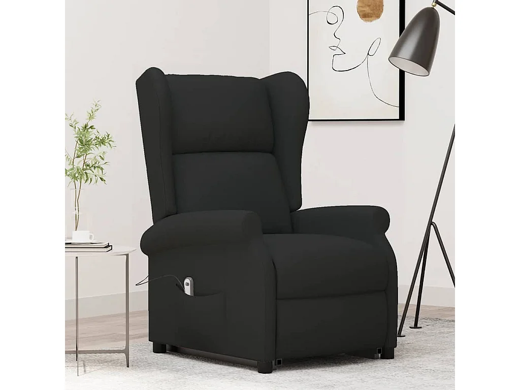 Fauteuil de télévision 73x95x103 cm Noir Tissu SHL1099