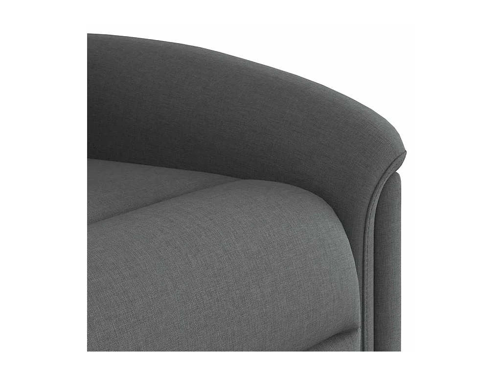 Sillón de relax | Sillón reclinable de tela gris oscuro SHL9395